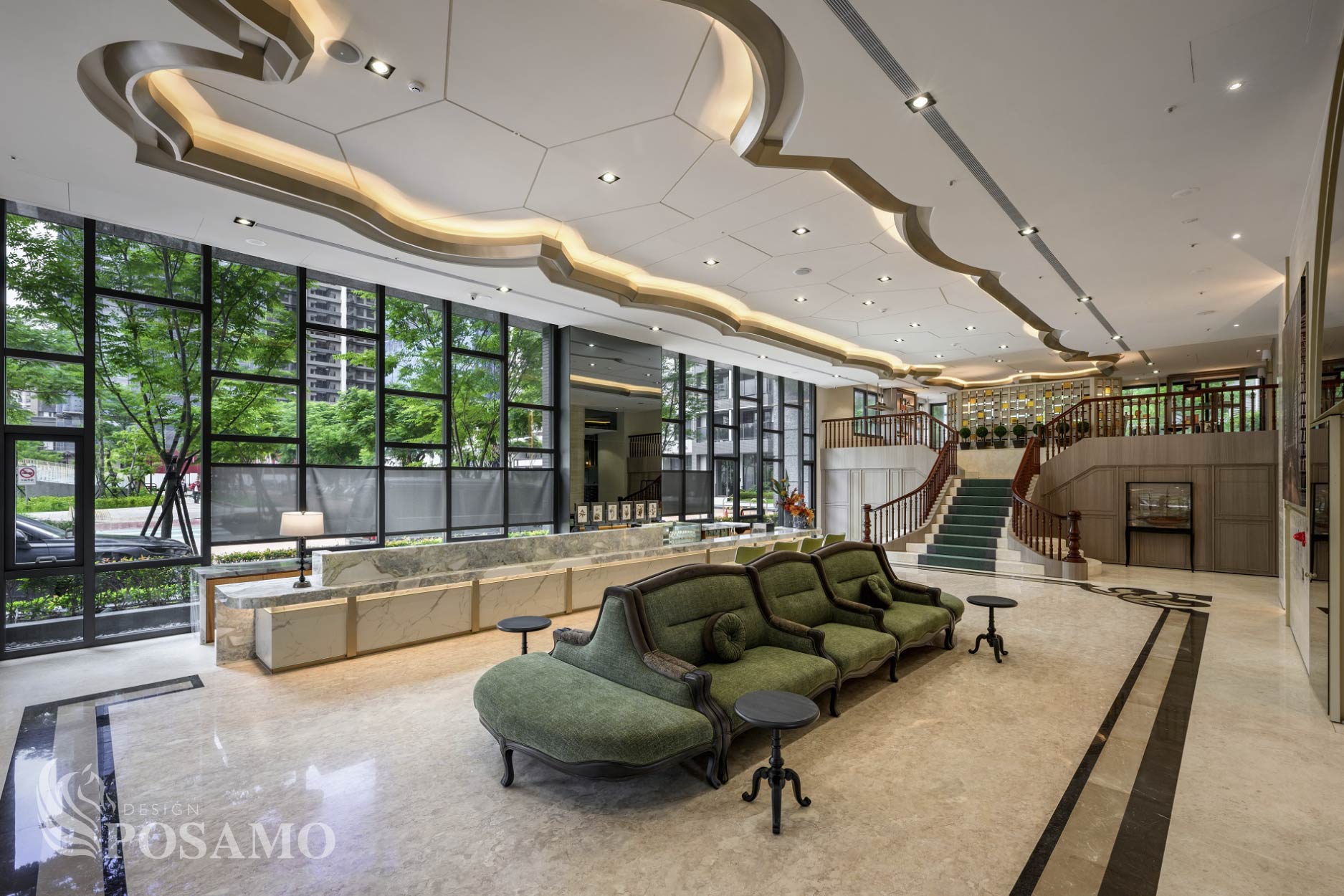 聯虹君耀  英倫風格大廳  十邑設計 豪宅美學