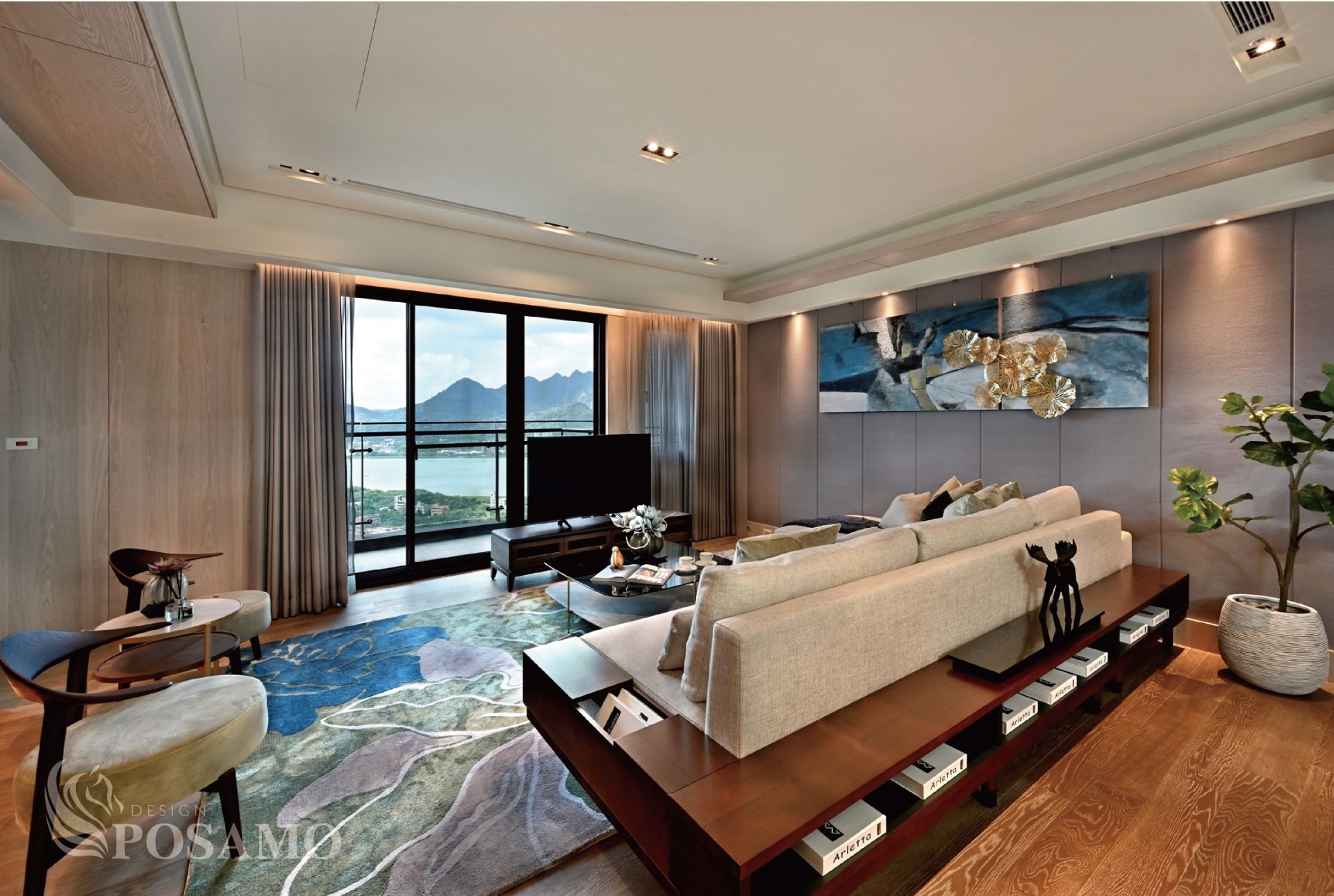 鄉林山匯｜十邑設計  芳菲時光 藝術客廳